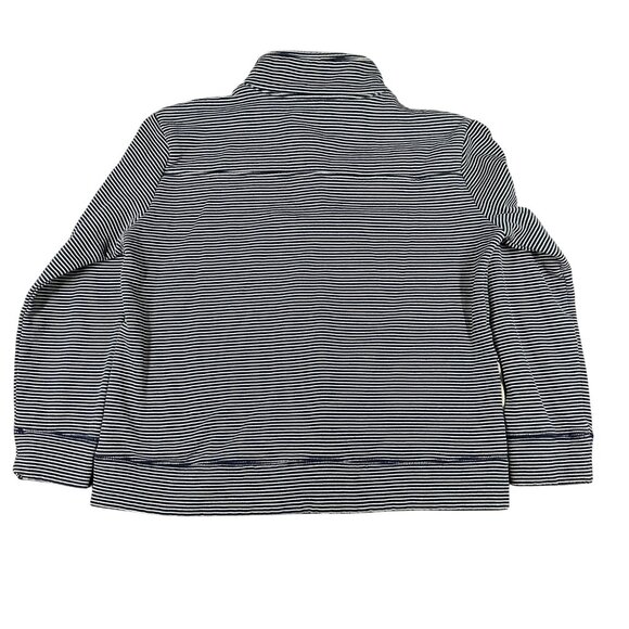 Florida State of Mine Womens Small Navy Blue White Striped Pullover 1/4 Button - Picture 9 of 9